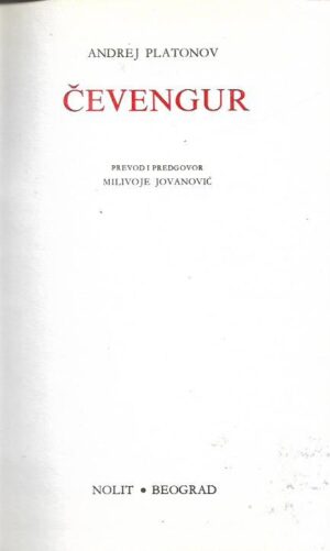 andrej platonov: Čevengur