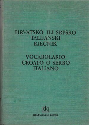 mirko deanović, josip jernej: hrvatsko ili srpsko-talijanski rječnik