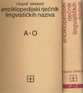 rikard simeon: enciklopedijski rječnik lingvističkih naziva (1-2)