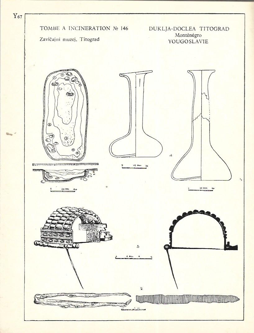 m. garašanin et j. kastelić (ur.): inventaria archaeologica - corpus des ensembles archeologiques - la necropole romaine a duklja, pres de titograd en montenegro