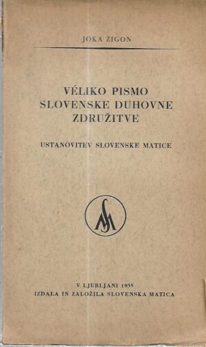 joka Žigon: veliko pismo slovenske duhovne združitve