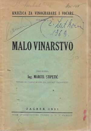 marcel stipetić: malo vinarstvo