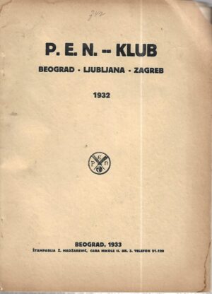 p.e.n. - klub, beograd-ljubljana-zagreb