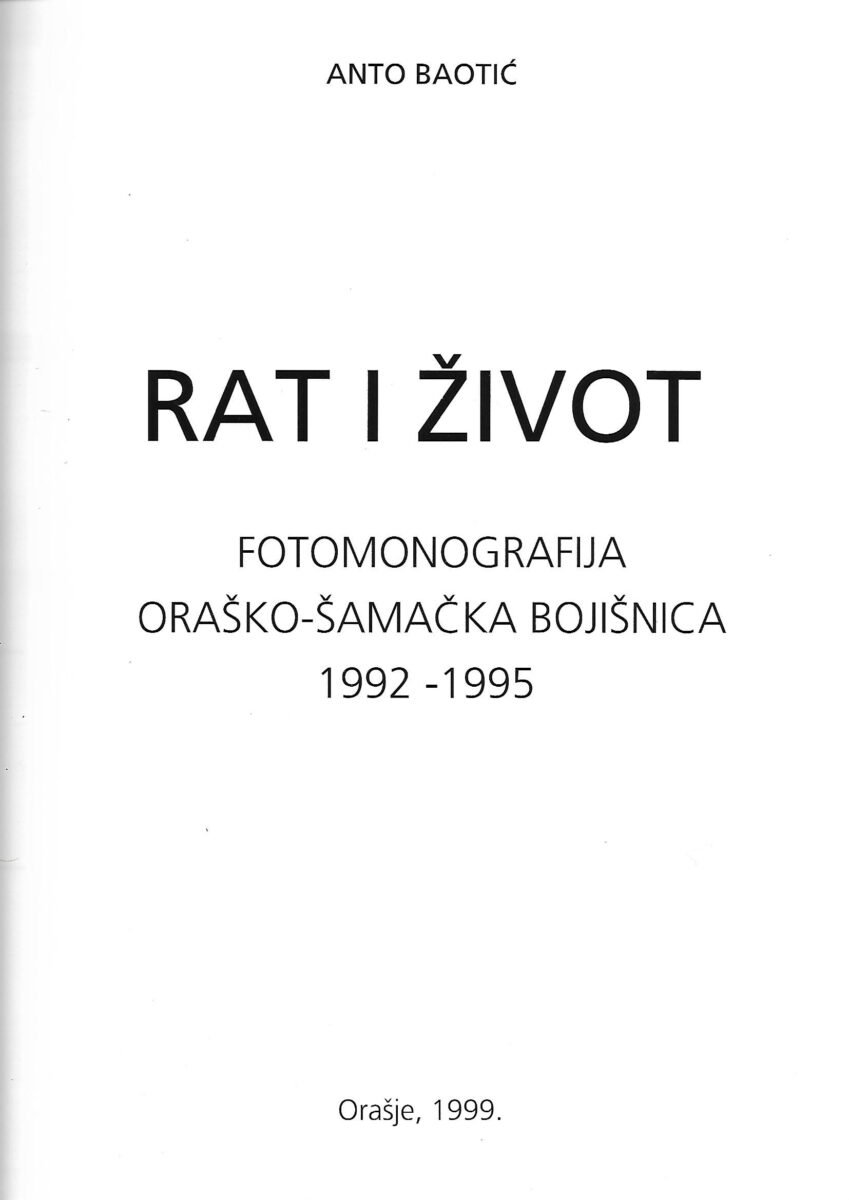anto baotić: rat i život
