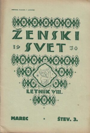 Ženski svet - letnik - viii - marec - štev. 3.