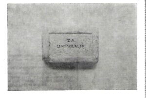 v.d. trokut: za umivanje (sapun) - kartolina