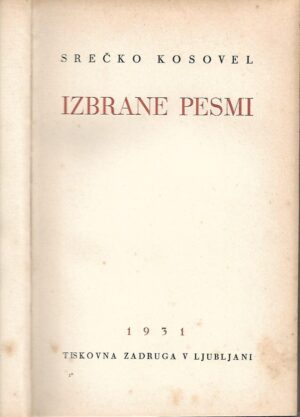 srečko kosovel: izbrane pesmi