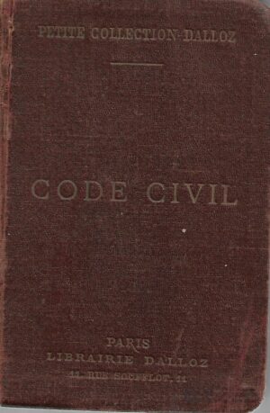 skupina autora: code civil