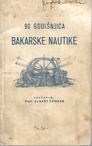 albert Šporer: 90 godišnjica bakarske nautike