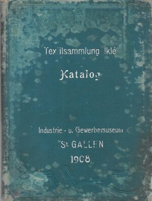 textilsammlung iklé katalog 1908.