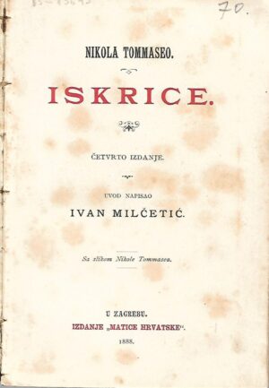 nikola tommaseo: iskrice