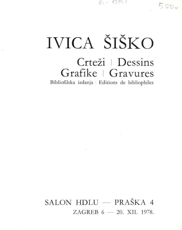 ivica Šiško: crteži/grafike