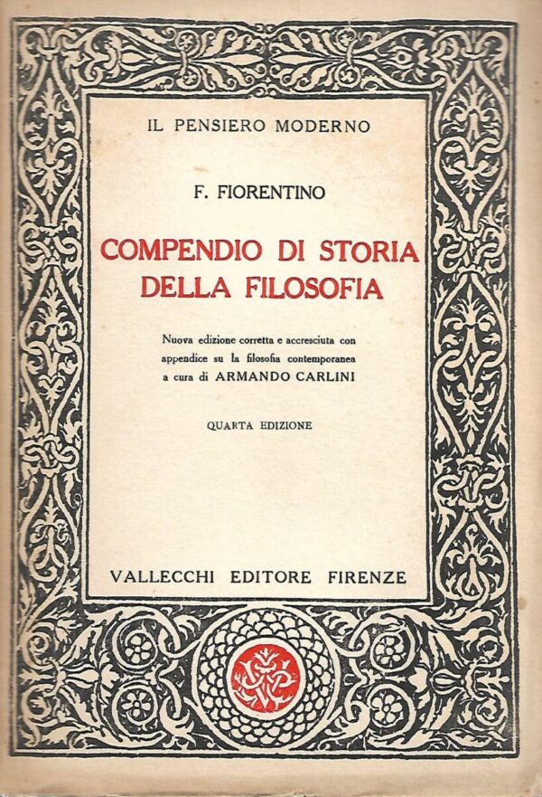 f. fiorentino: compendio di storia della filosofia 1-2