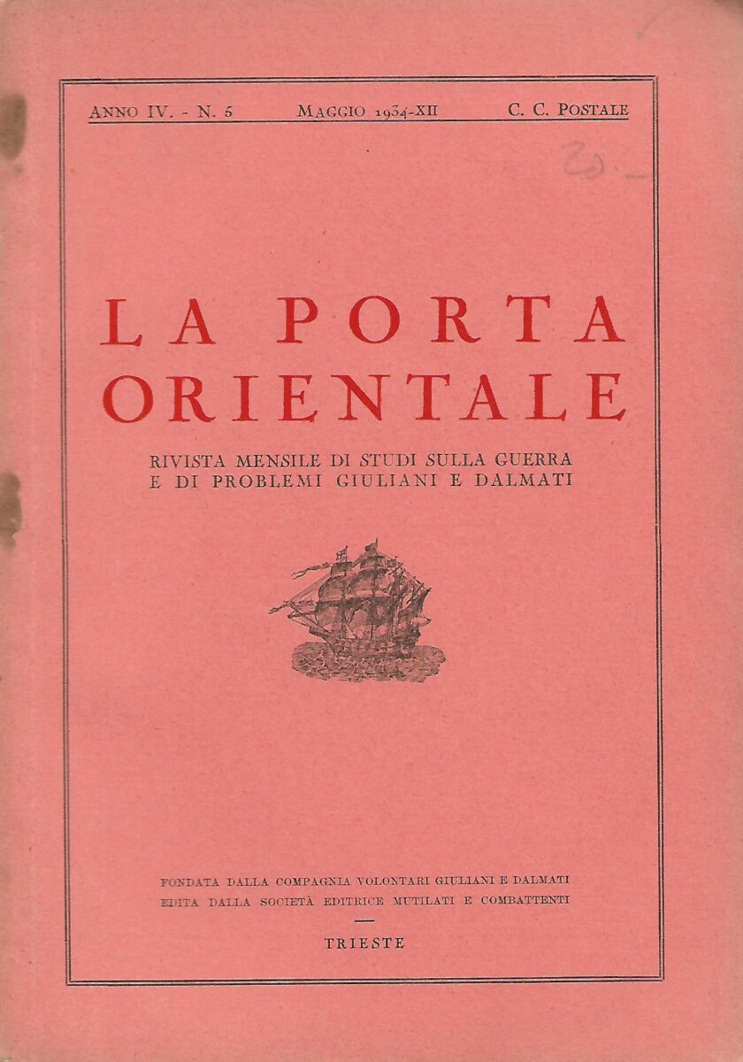 la porta orientale, anno iv, n. 5, 1934.