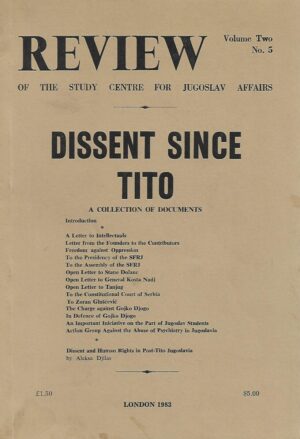 review of the study centre for yugoslav affairs vol.ii, no.5