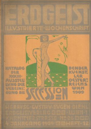 erdgeist n. 26, 4. jahrgang 1909, heft 12, secession