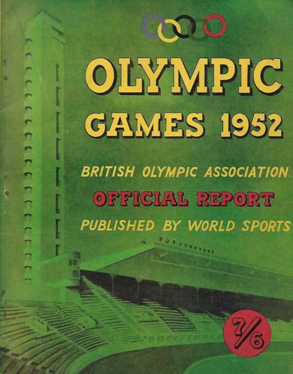 olympic games 1952 - british olympic association, official report published by world sports