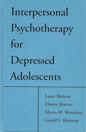 mufson et al: interpersonal therapy for depressed adolescents