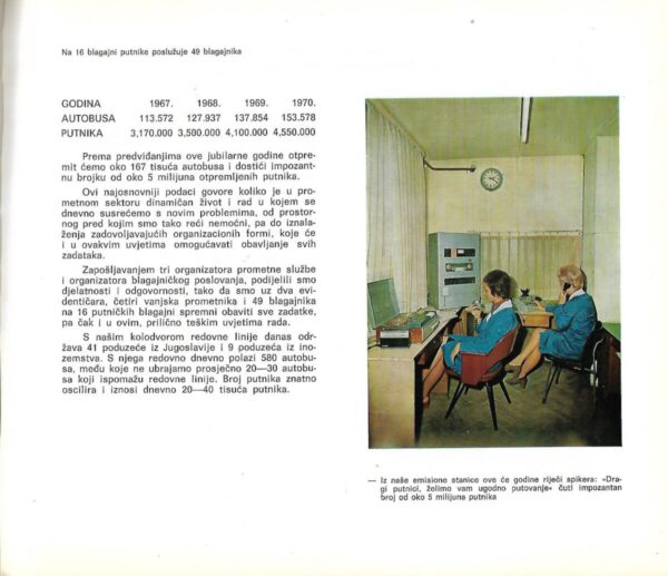autobusni kolodvor u zagrebu 1961-1971, spomen-knjiga