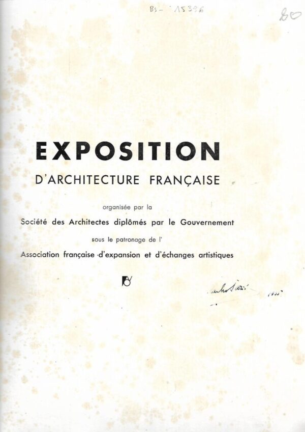 exposition d'architecture francaise