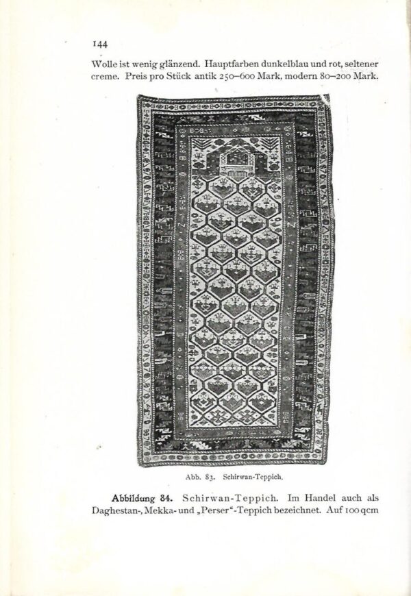 hiersemanns handbucher band iv. - handbuch der orientalischen teppichkunde