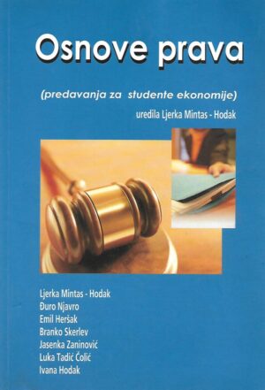 ljerka mintas-hodak: osnove prava - predavanja za studente ekonomije