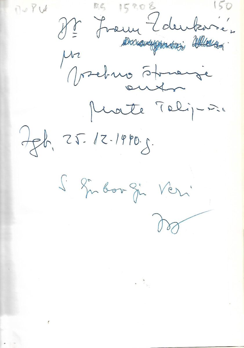 mate talijančić: plava grobnica jadrana - s potpisom autora