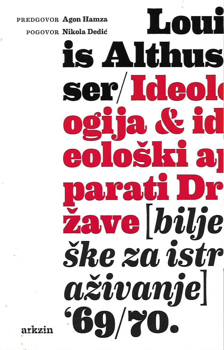 Louis Althusser: Ideologija & ideološki aparati Države