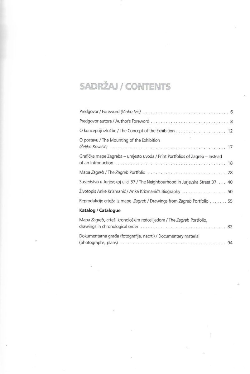Željka kolveshi: anka krizmanić - slikana kronika iz jurjevske ulice - mapa zagreb