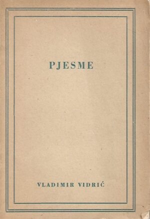 Vladimir Vidrić: Pjesme