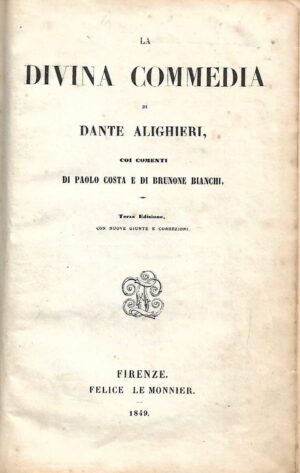 Dante Alighieri: La divina commedia