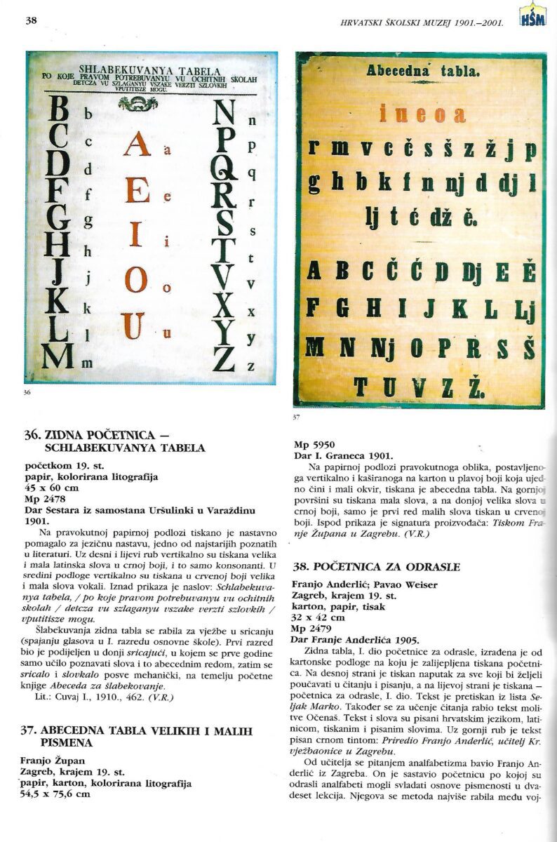 Elizabeta Serdar (ur.): Hrvatski školski muzej 1901.-2001. - Slika 2