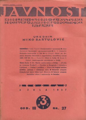 Javnost/God. III/Broj 27/1937.
