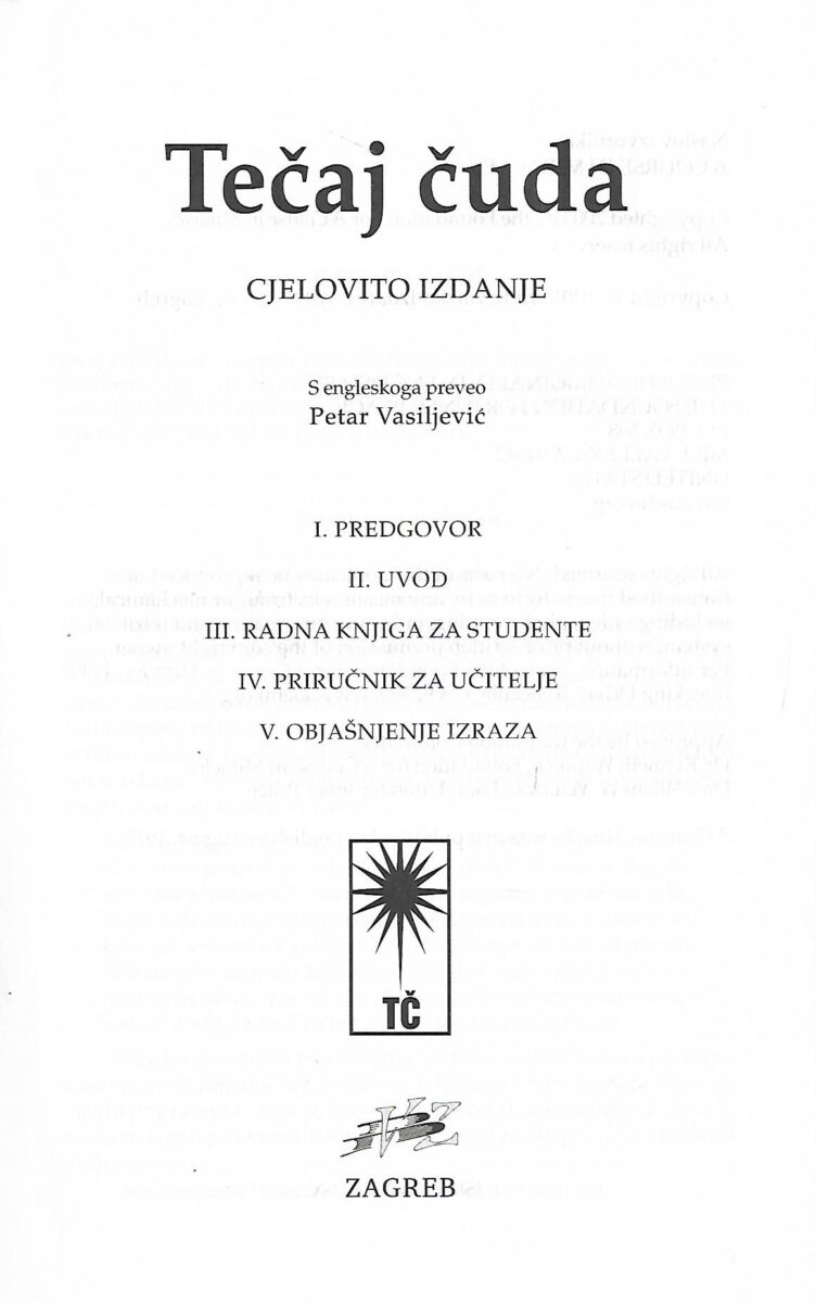 Nenad Rizvanović (ur.): Tečaj čuda - cjelovito izdanje - Slika 2