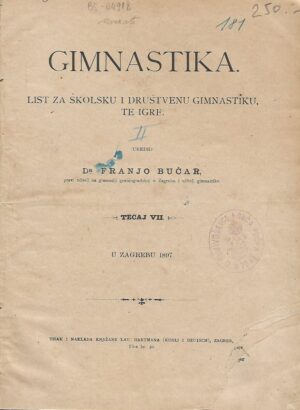 Gimnastika - List za školsku i društvenu gimnastiku, te igre - tečaj VII