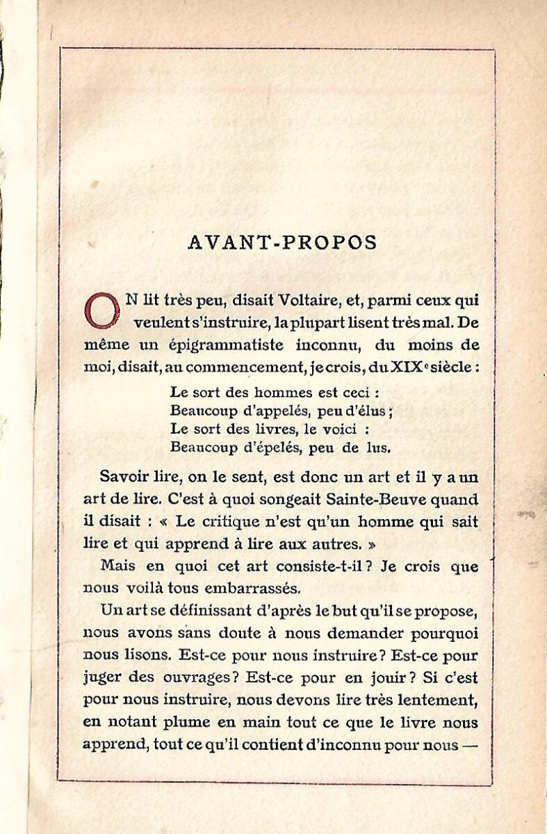 Emile Faguet: L'art de Lire - Slika 3