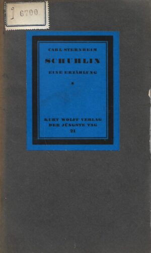Carl Sternheim: Schuhlin
