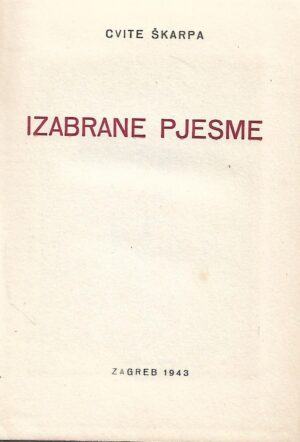 Cvite Škarpa: Izabrane pjesme