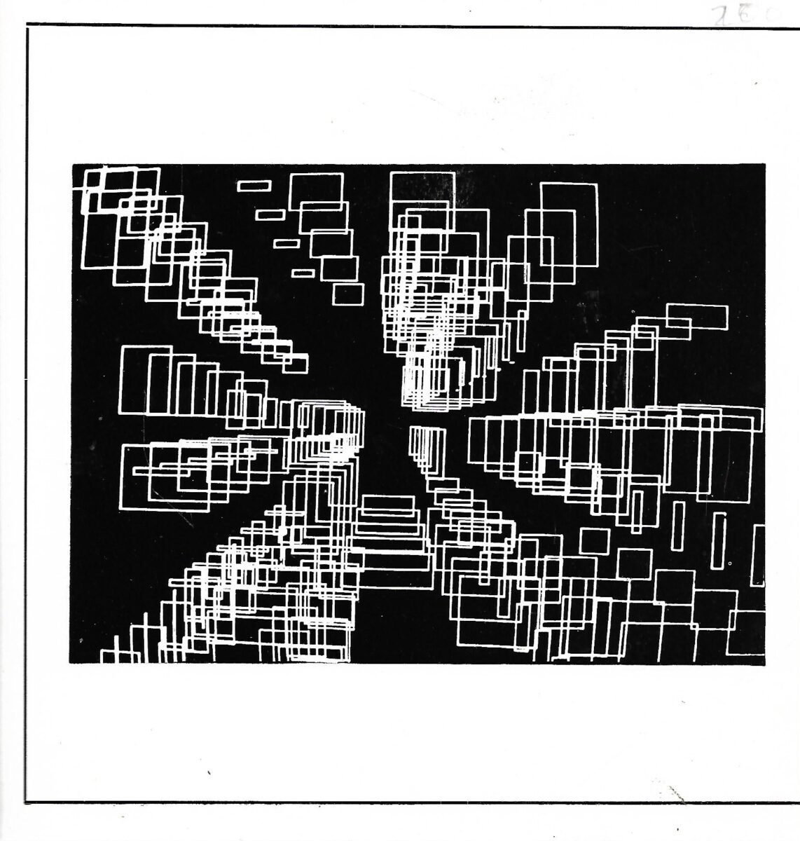 Tomislav Mikulić kompjuterom - filmovi, multivision, plotting, crteži, serigrafija - katalog 1976. - Slika 5