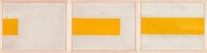Eugen Feller: Triptih - tri žute crte