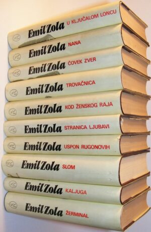Emil Zola - Odabrana djela 1-10  ,bez ovitka