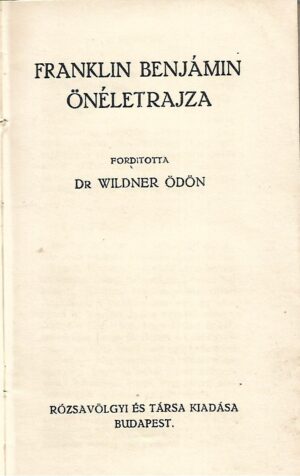 Franklin Benjamin Oneletrajza