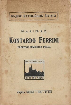 Kontardo Ferrini - Profesor rimskoga prava (1859.-1902.)