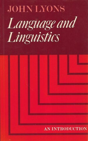 John Lyons: Language and Linguistics