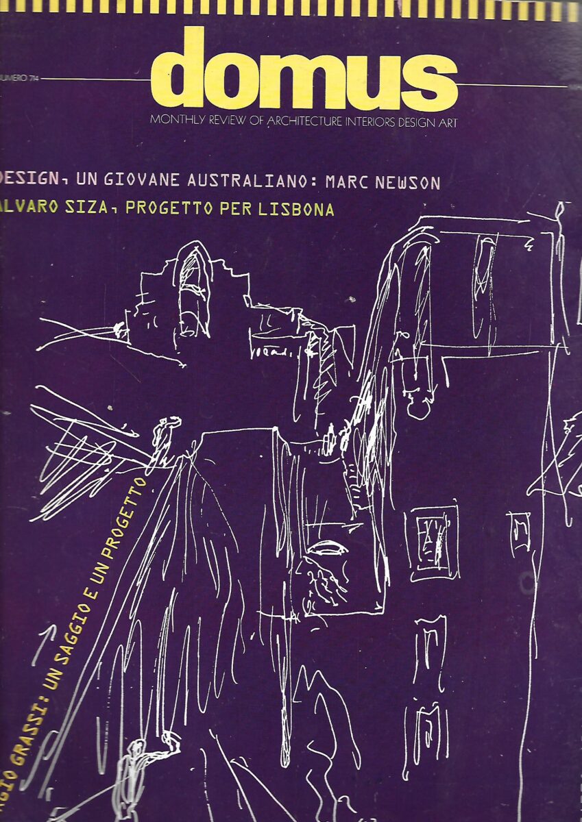 Domus-Monthly Review of Architecture Interiors Design Art, March 1990.