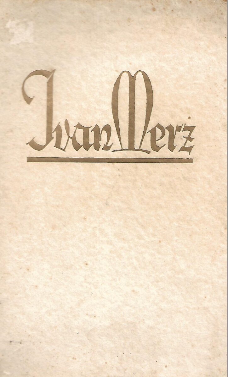 Dr. Dragutin Kniewald, Dr. Ivan Merz: Život i djelovanje