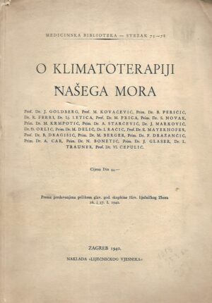 O klimatoterapiji našega mora