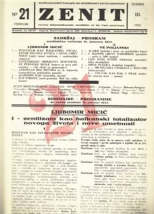 Ljubomir Micić: Zenit 21