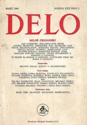 Delo: Mart 1984., godina XXX, broj 3