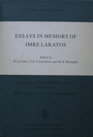 Cohen i Wartofsky: Essays in Memory of Imre Lakatos